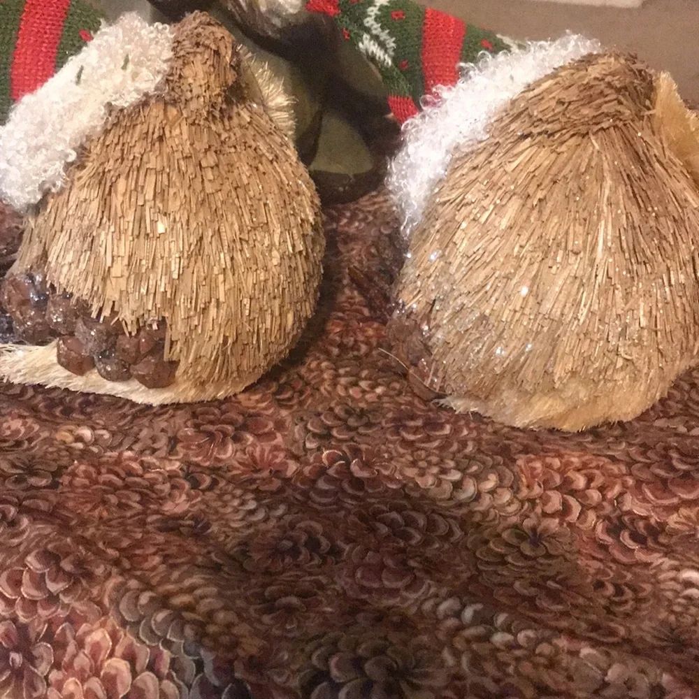 Set of 2 Holiday Owls